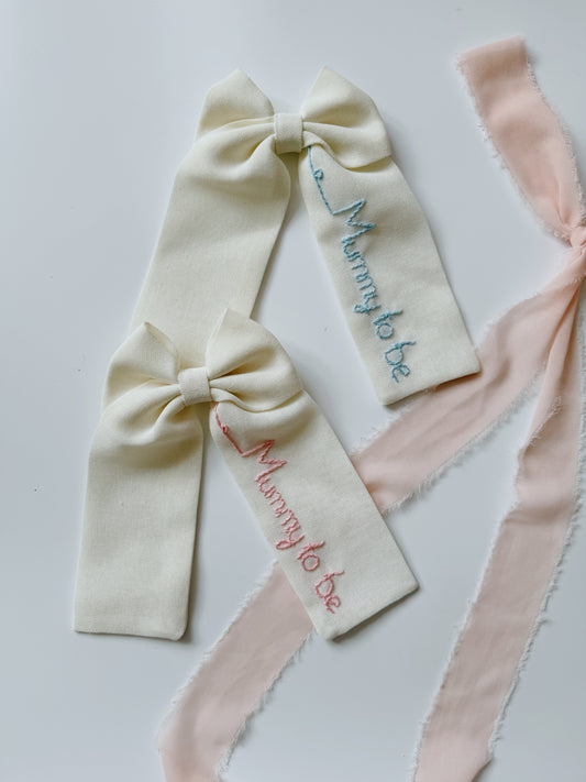 Mummy to be Hair Bow