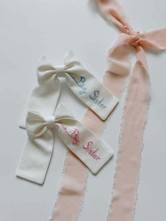 Big Sister Announcement Bow