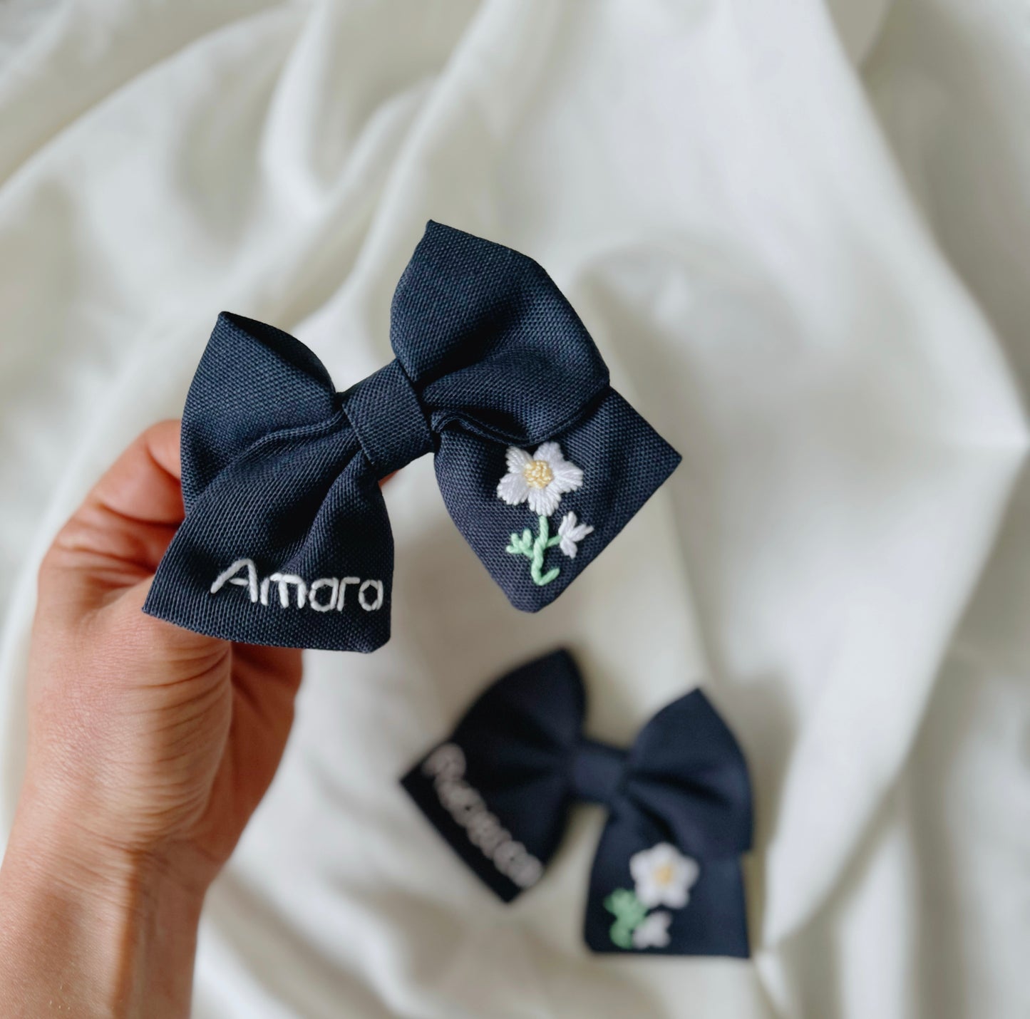 Personalised Back to school Hair Bows