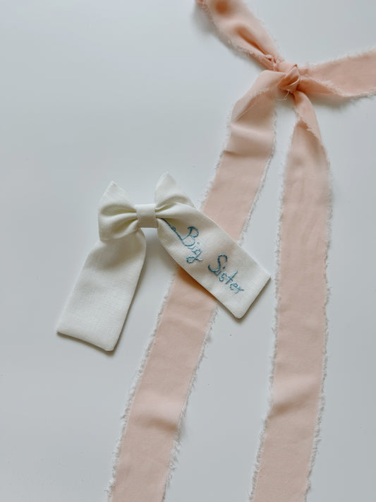 Big Sister Announcement Bow