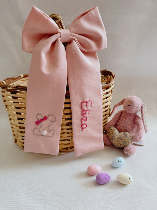 Personailsed Easter Basket Bow