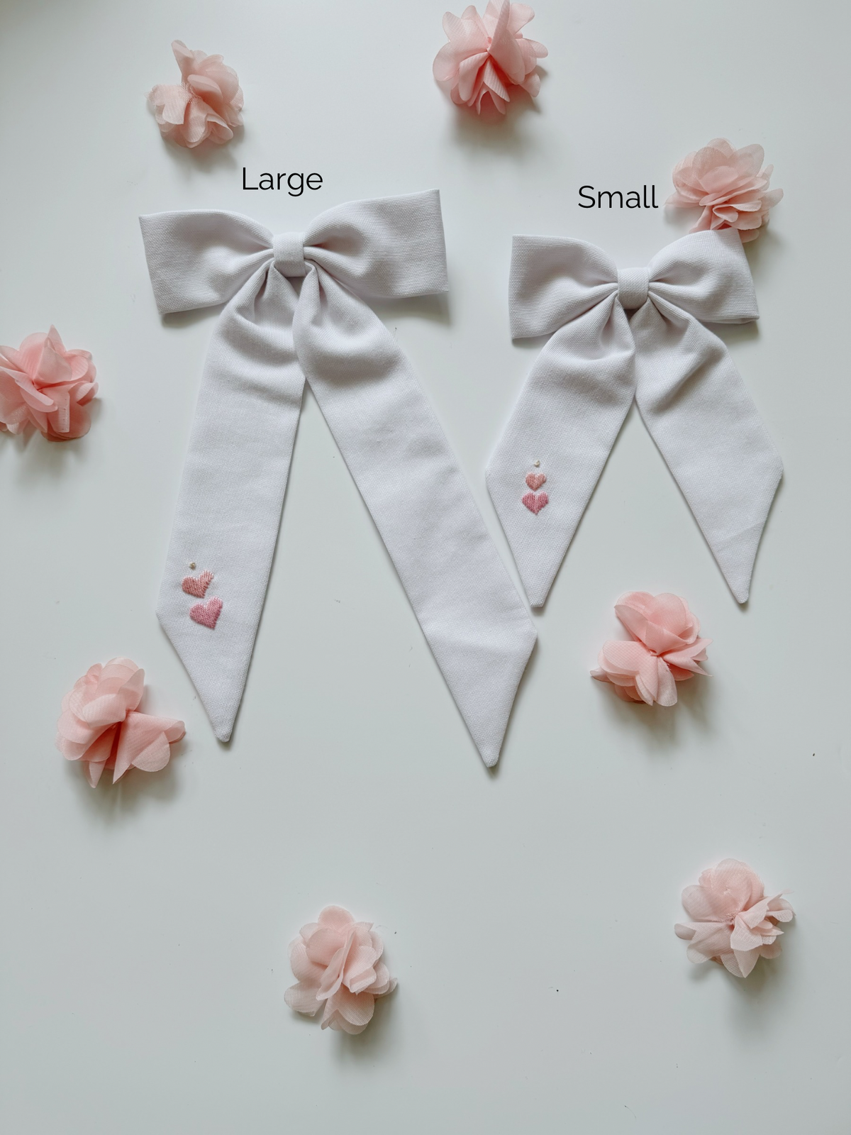 Herat Embroidered Long Tail Mummy&Me Bows